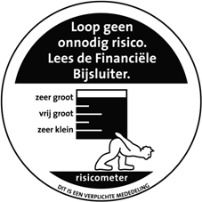een zeer groot risicometer