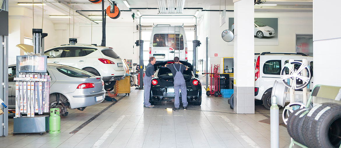 een auto garage